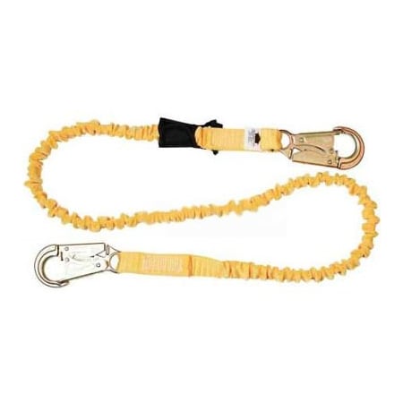 Werner Werner SoftCoil Lanyard, 6'L, Snaphooks C351100